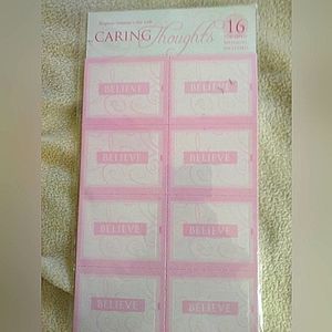 Caring thoughts cards: 64 Total